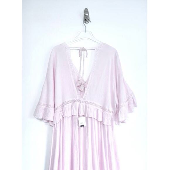 Free People Paradiso Maxi Dress in Pink Rose Size Small - Picture 6 of 9